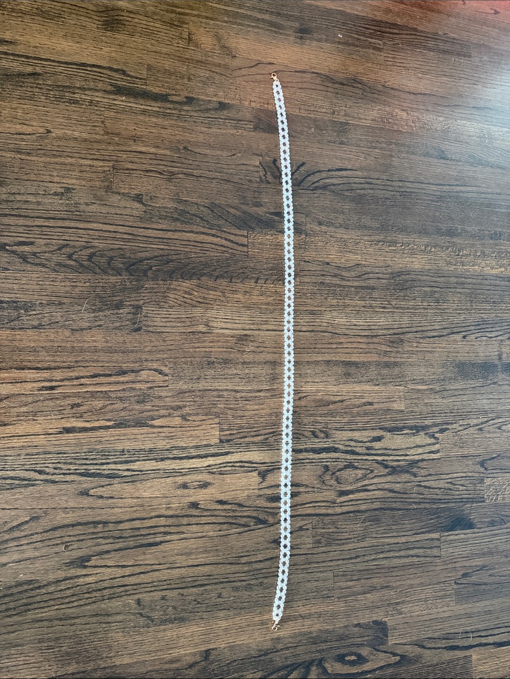 Delicate White Pearl-Style Choker Necklace